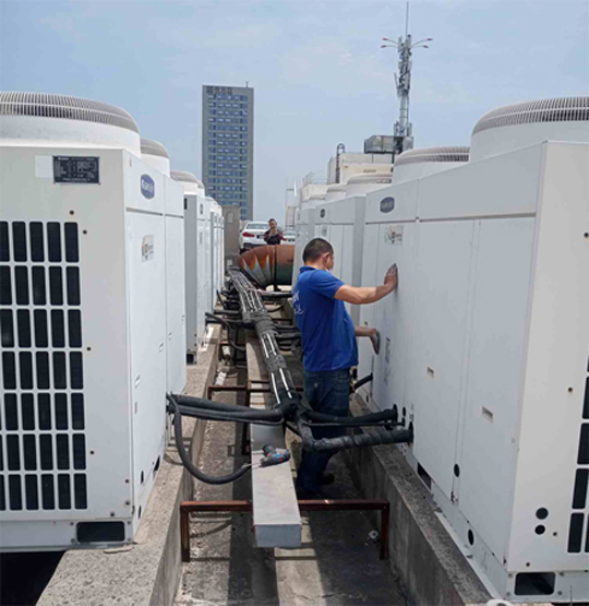 前锋中央空调制热和不制冷系统维修方法